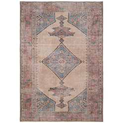 Soft Washable Multicolour Moroccan Rug - Coralie Soft Washable Multicolour Moroccan Rug - Coralie<br />