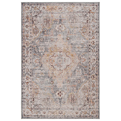 Washable Blue Vintage Rug - Serene Washable Blue Vintage Rug - Serene<br />