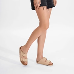 Rohde - 5650 Cream Double Buckle Mule<br />
