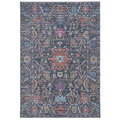 Soft Washable Wildflower Rug - Francine Soft Washable Wildflower Rug - Francine<br />