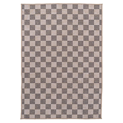 Washable Brown Checkerboard Jute Style Rug - Juno Washable Brown Checkerboard Jute Style Rug - Juno<br />