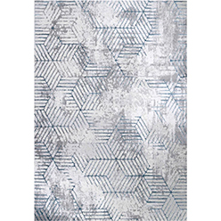 Modern Blue Abstract Geometric Living Room Rugs - Busby Modern Blue Abstract Geometric Living Room Rugs - Busby<br />