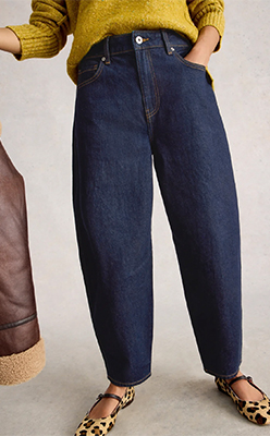 White Stuff 444939 Aubrey Barrel Leg Jean<br />
