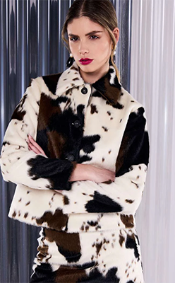 Nina's-Boutique---Kate-Cooper-KCAW26107-Animal-Faux-Fur-Print-Short-Jacket-With-Patch-Pocket