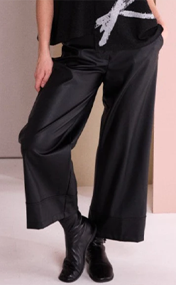 Nina's-Boutique---NAYA-NAW26296-Wide-Leg-Leatherette-Trouser-With-Hem-Panel