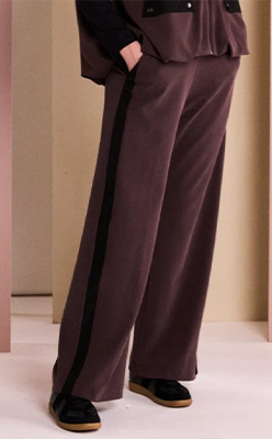 Nina's-Boutique---NAYA-NAW26306-Wide-Leg-Pull-Up-Trouser-With-Contrast-Panel